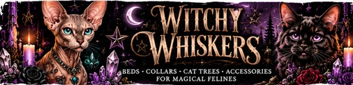 witchy whiskers banner