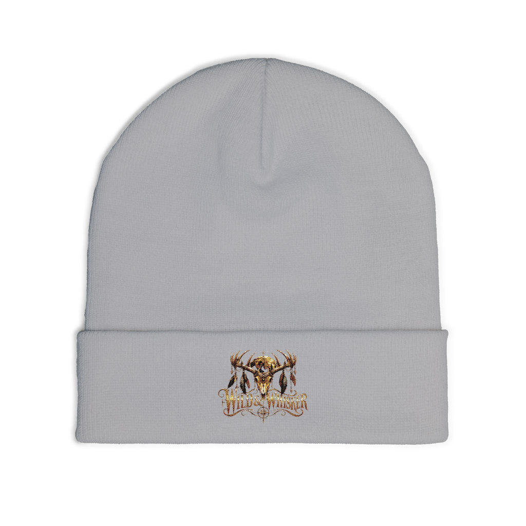 Wild & Whisker deer horns beanie embroidered