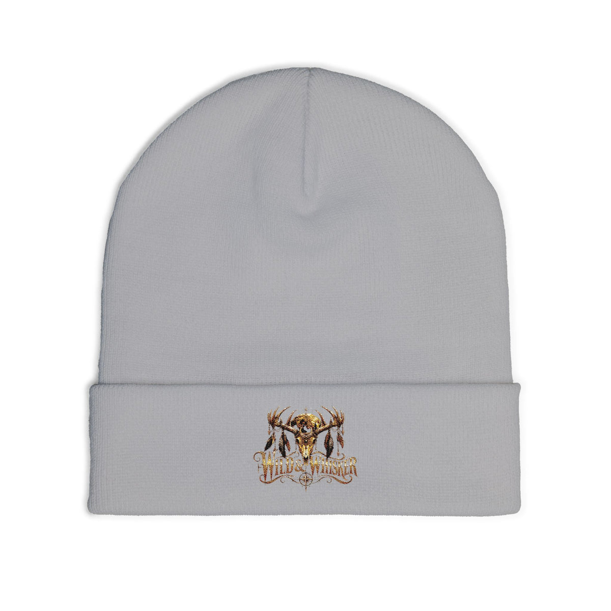Wild & Whisker deer horns beanie embroidered