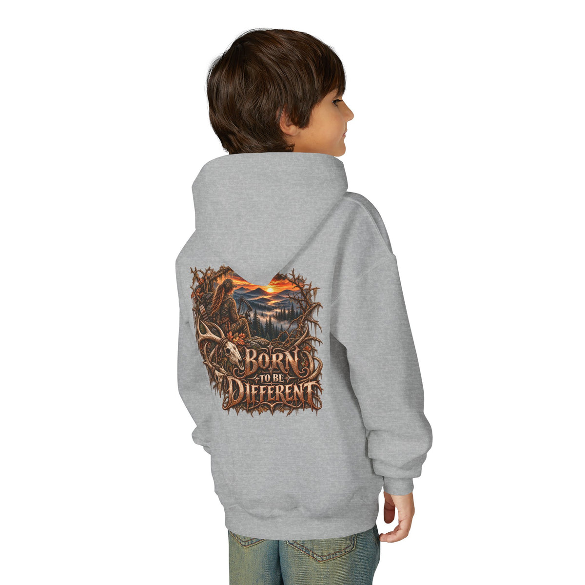 Youth Born Different Wilderness Graphic Hoodie