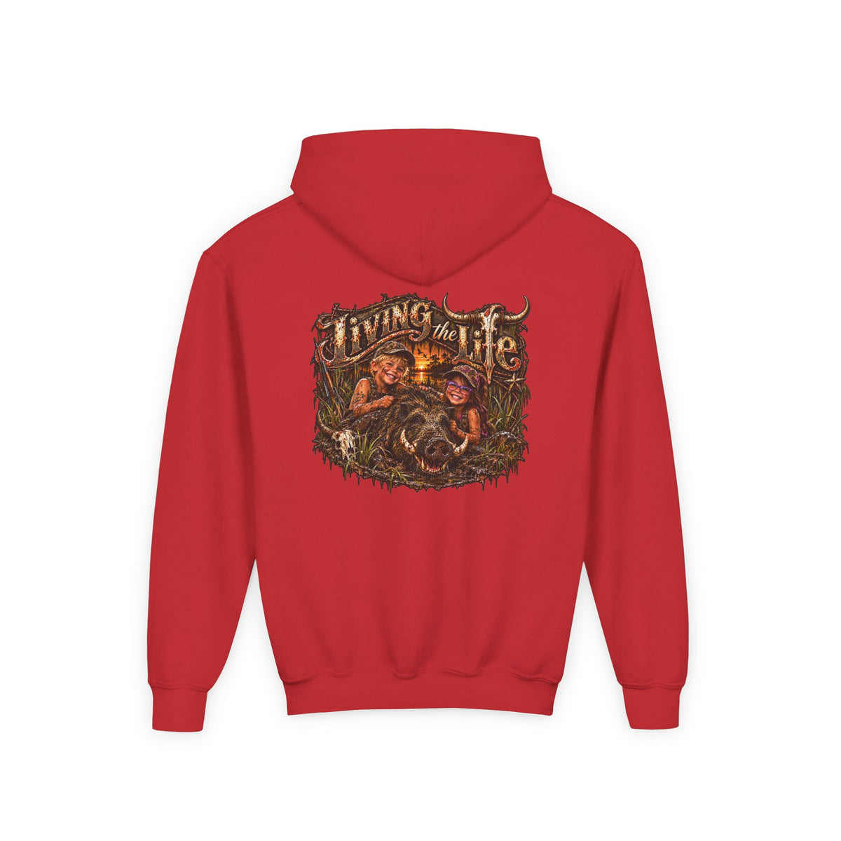 Wild Hog Youth Living the Life Hoodie