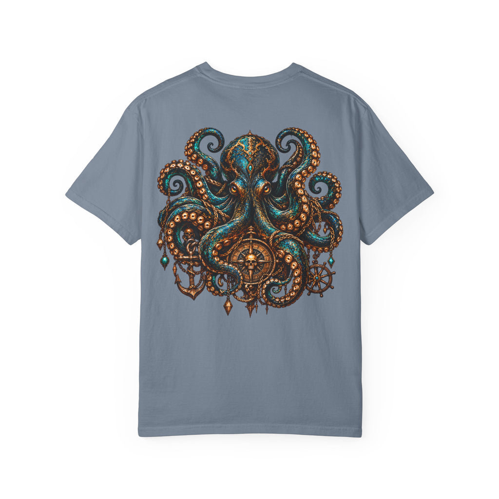Mystical Octopus and Antler Graphic T-Shirt