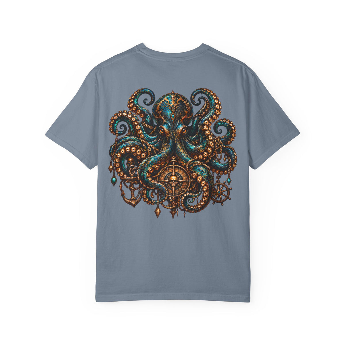 Mystical Octopus and Antler Graphic T-Shirt