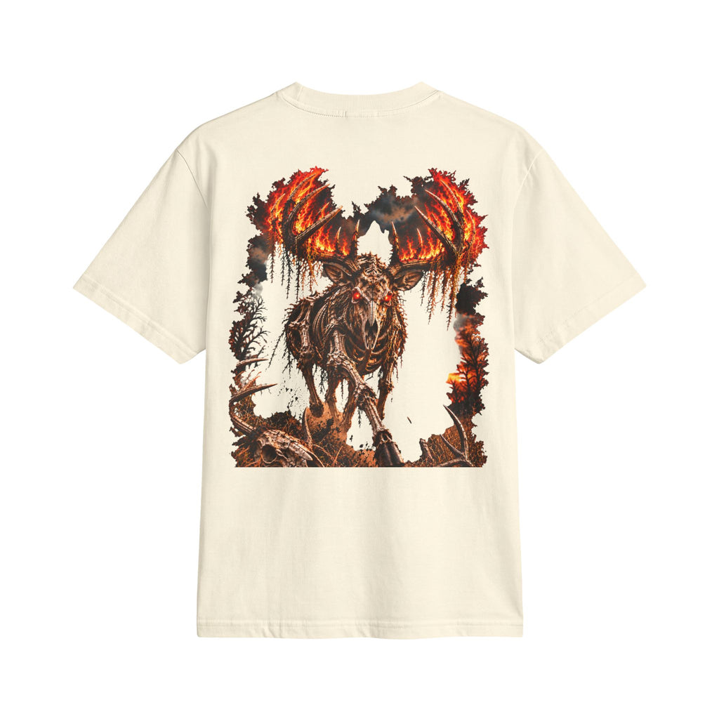 Wild & Whisker  Blazing Deer Warrior  T-Shirt