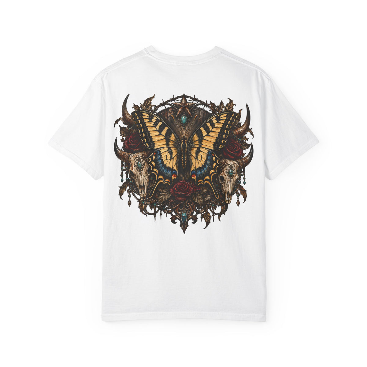 Wild & Whisker  Antler and Butterfly Graphic T-Shirt