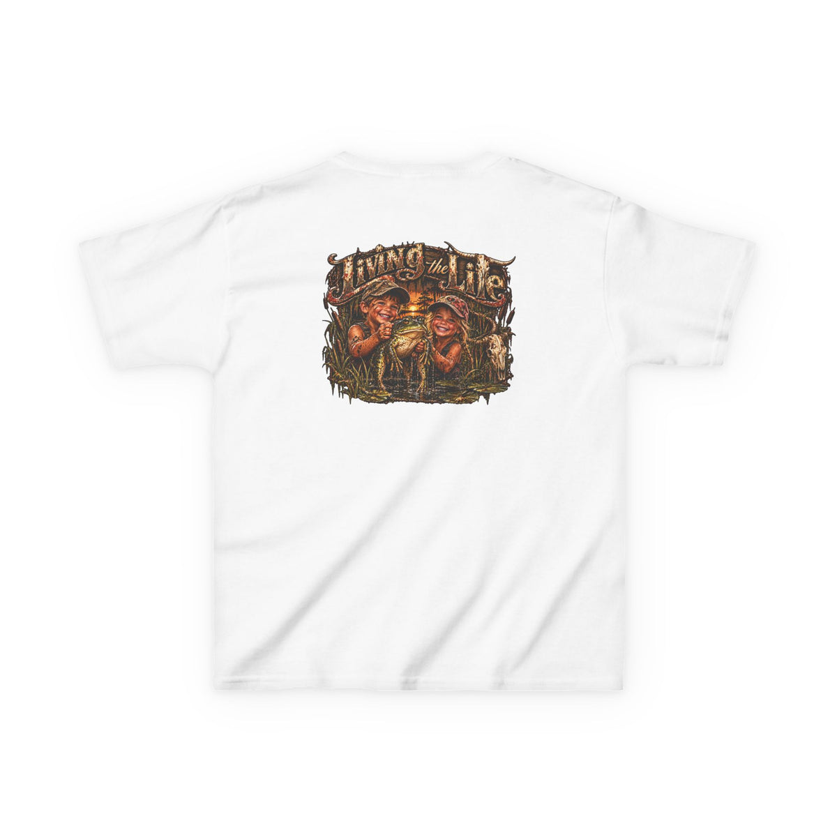Kids Living the Good Life Frog T Shirt