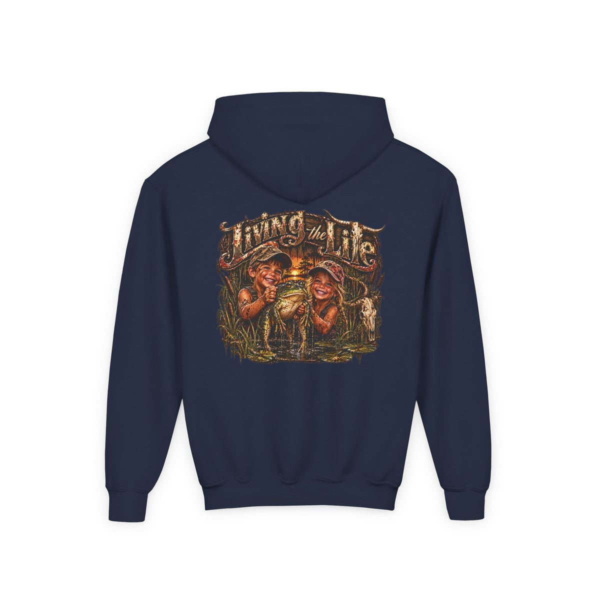 Youth Living the Good Life. Frog Hoodie