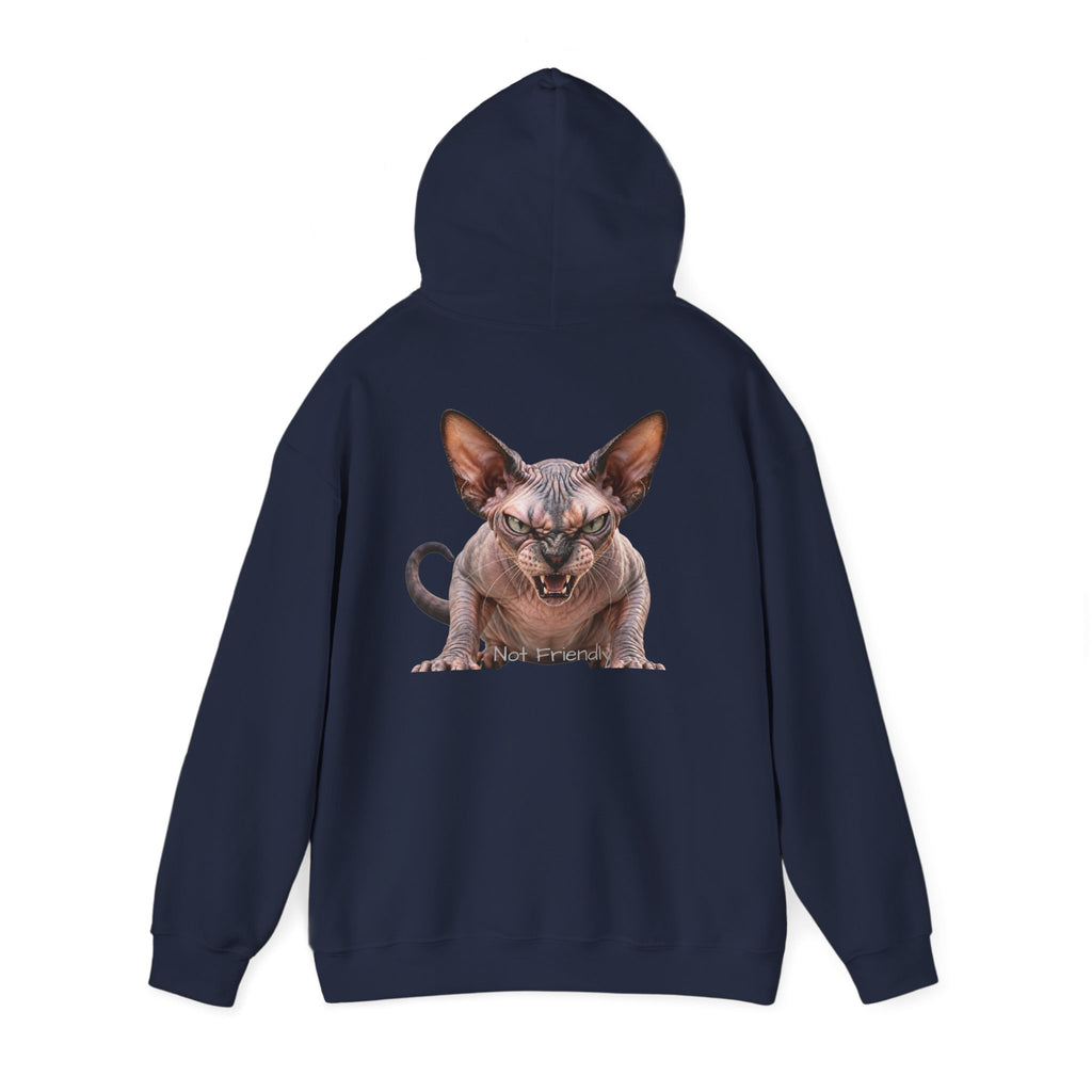 Not Friendly Sphynx Cat Hoodie