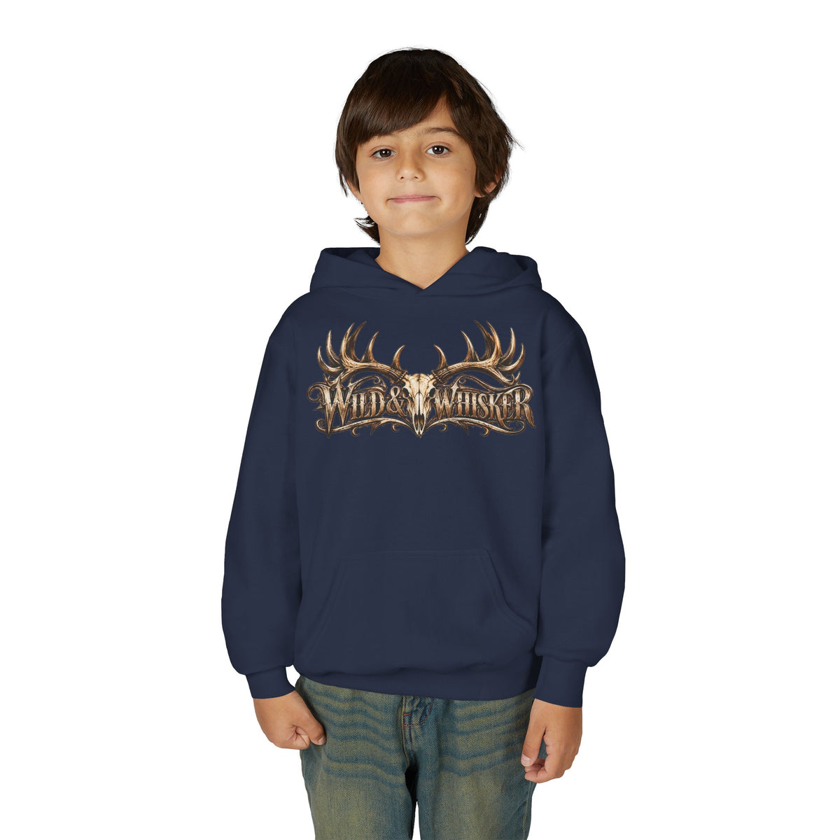 Youth Hooded Sweatshirt – Wild Boar Graphic Hoodie