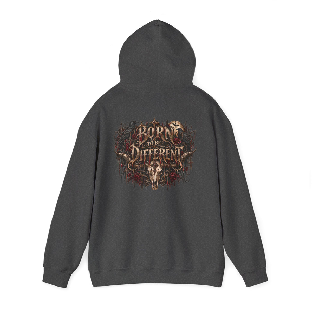 Wild & Whisker  Western Bull Skull Floral Hoodie