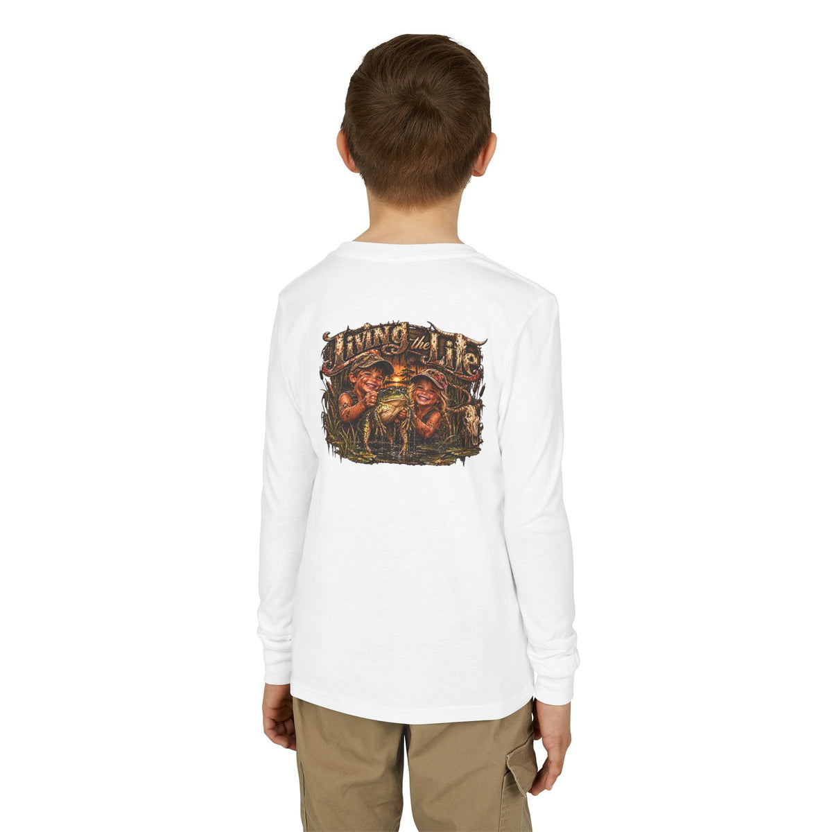 Youth Long Sleeve Tee Living the Life