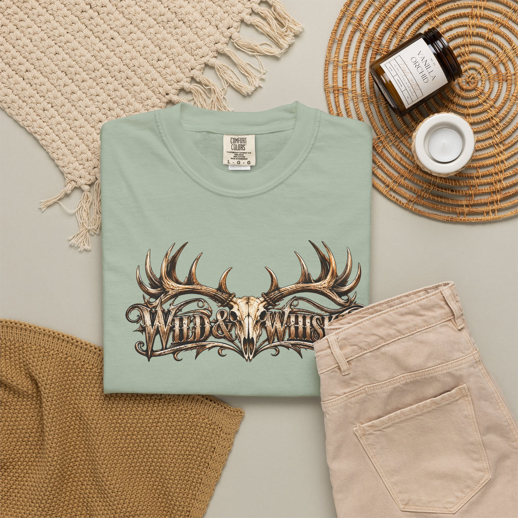 Mystical Octopus and Antler Graphic T-Shirt