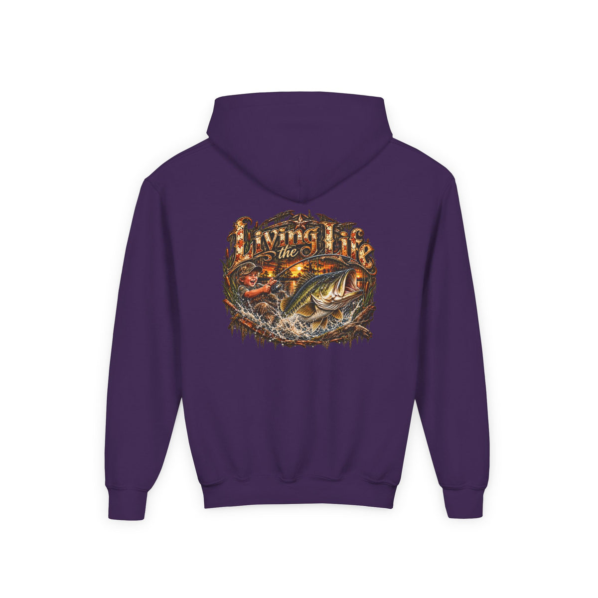 Youth Hunting & Fishing Graphic Hoodie