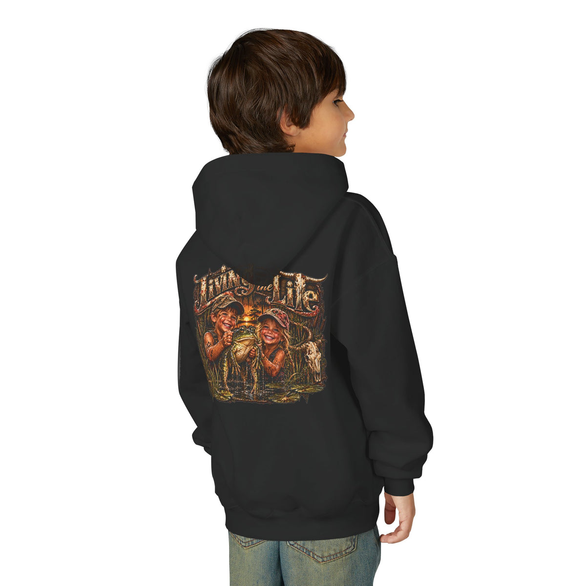 Youth Living the Good Life. Frog Hoodie