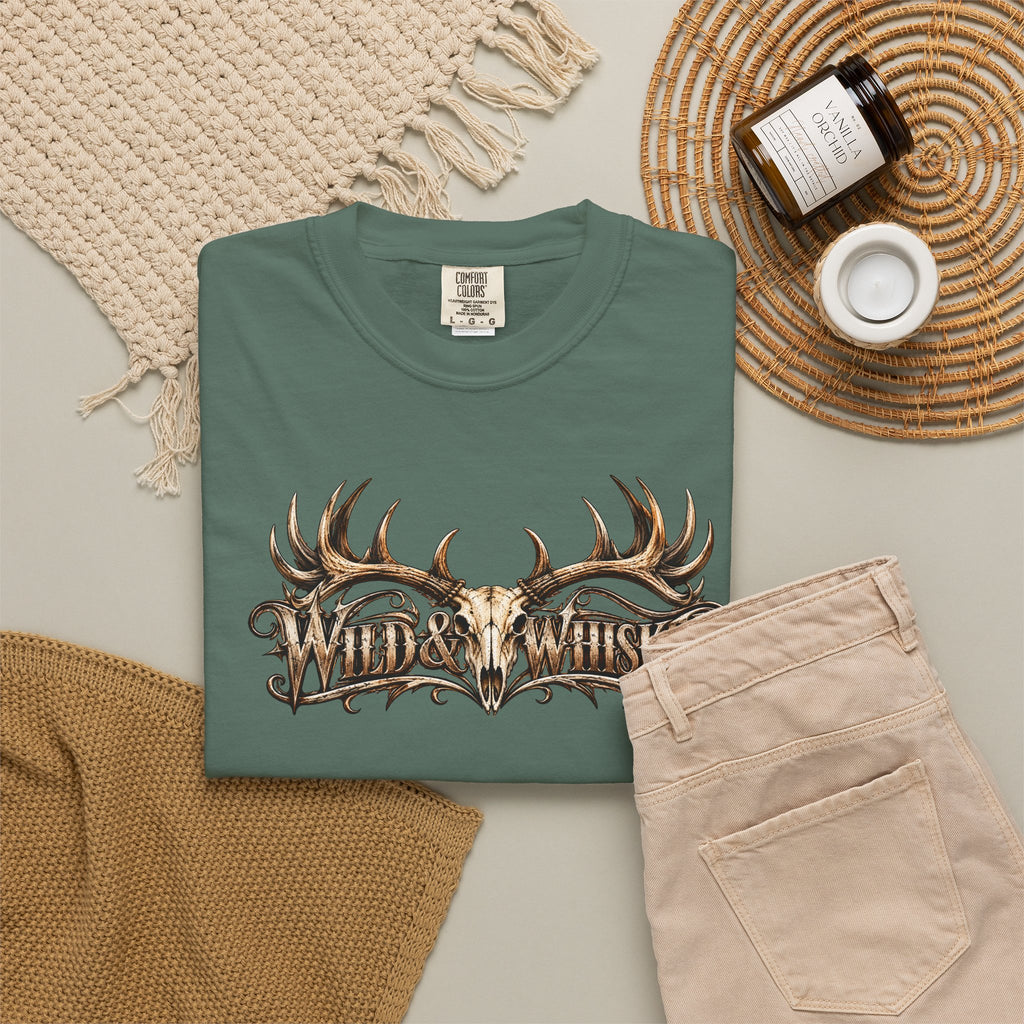 Mystical Octopus and Antler Graphic T-Shirt