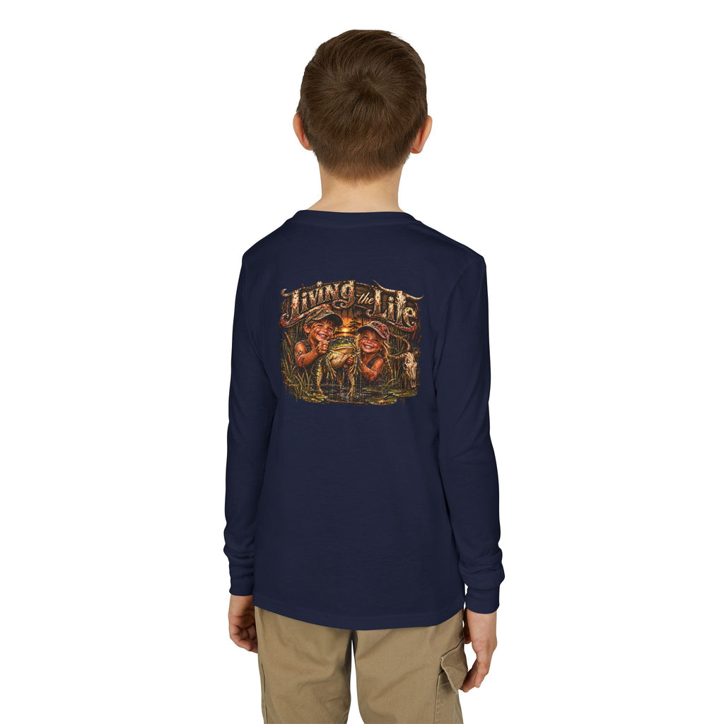 Youth Long Sleeve Tee Living the Life