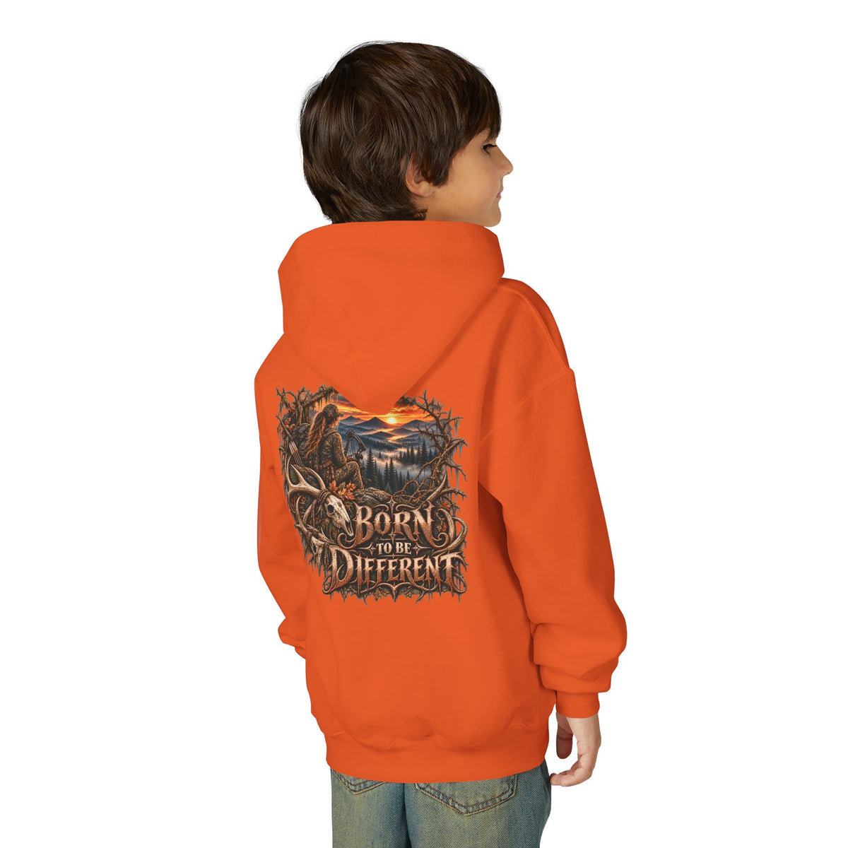 Youth Born Different Wilderness Graphic Hoodie