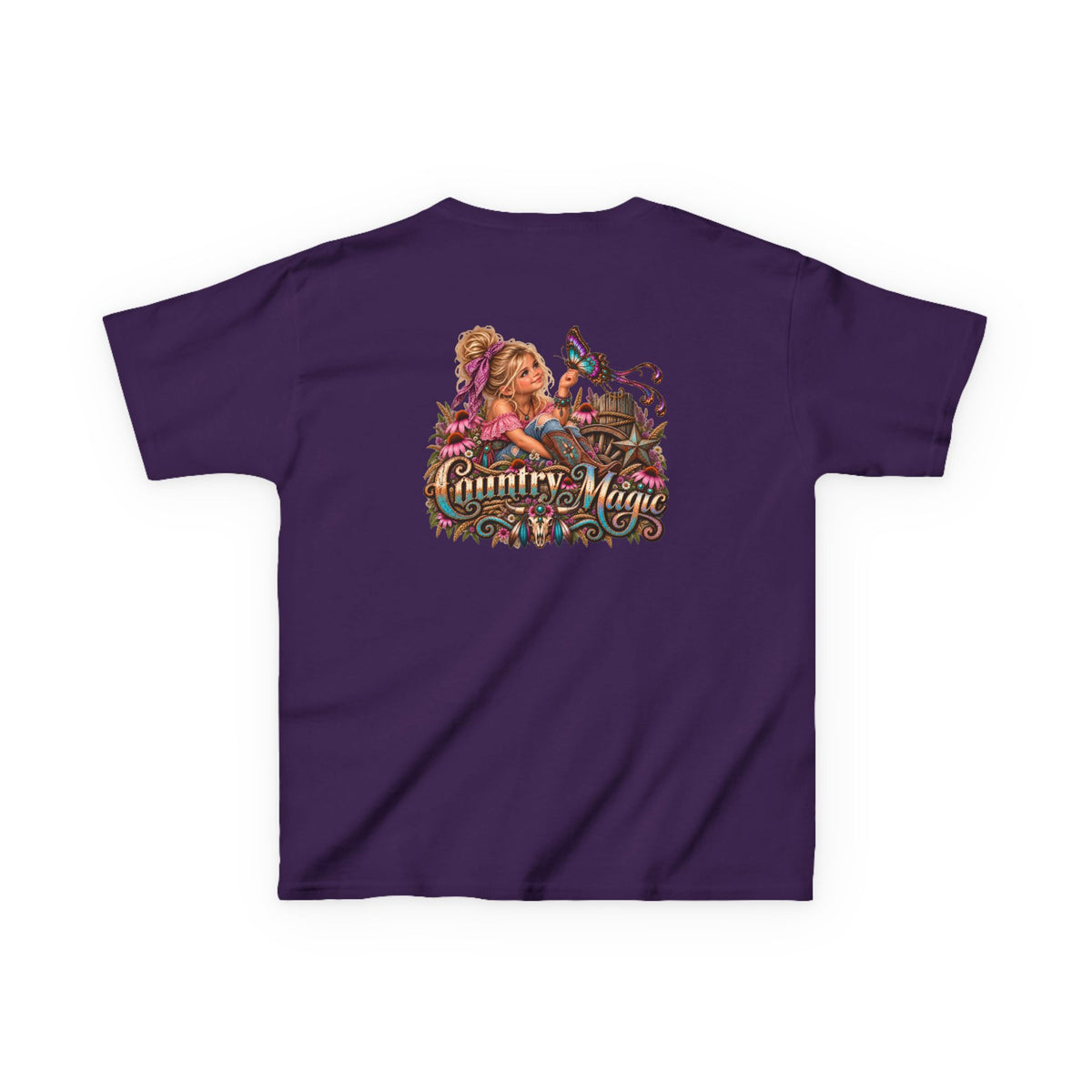 Kids Wild Whisker Country Magic Butterfly Tee