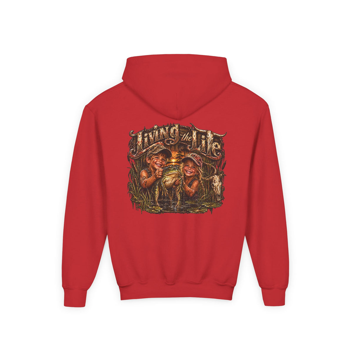 Youth Living the Good Life. Frog Hoodie