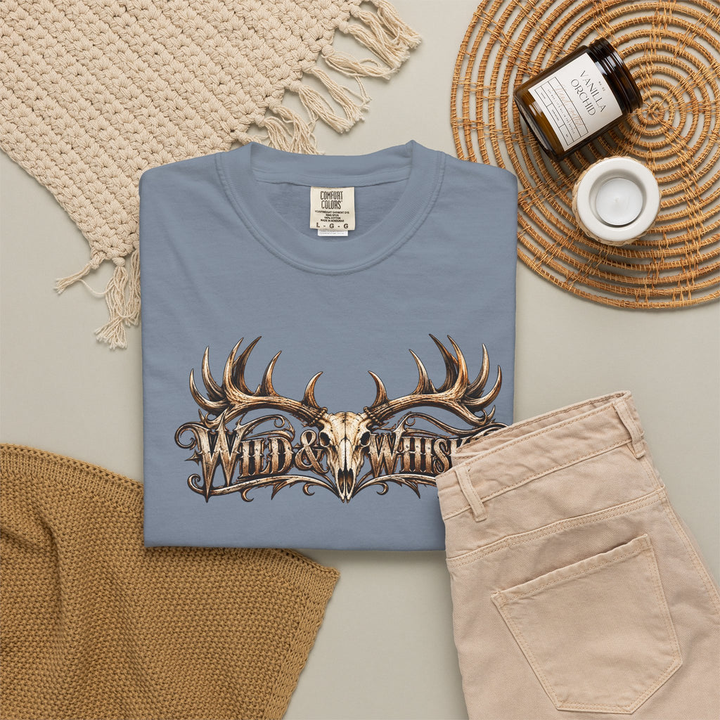 Mystical Octopus and Antler Graphic T-Shirt