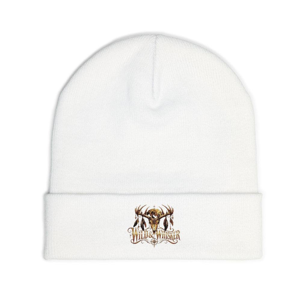 Wild & Whisker deer horns beanie embroidered