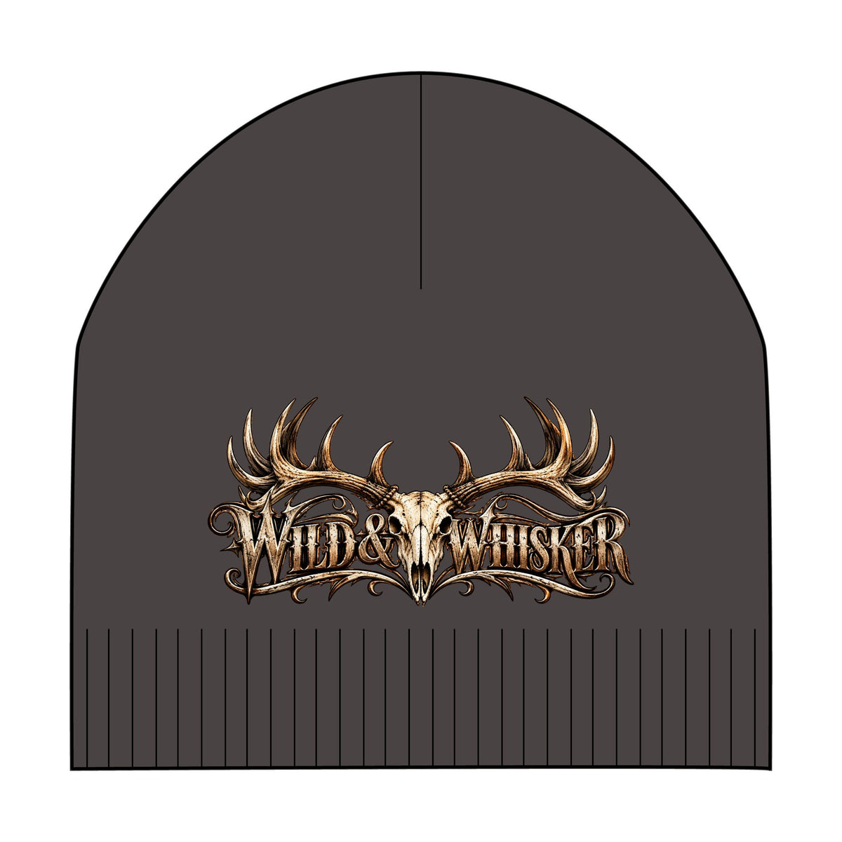 Wild & Whisker Deer Skull  Beanie