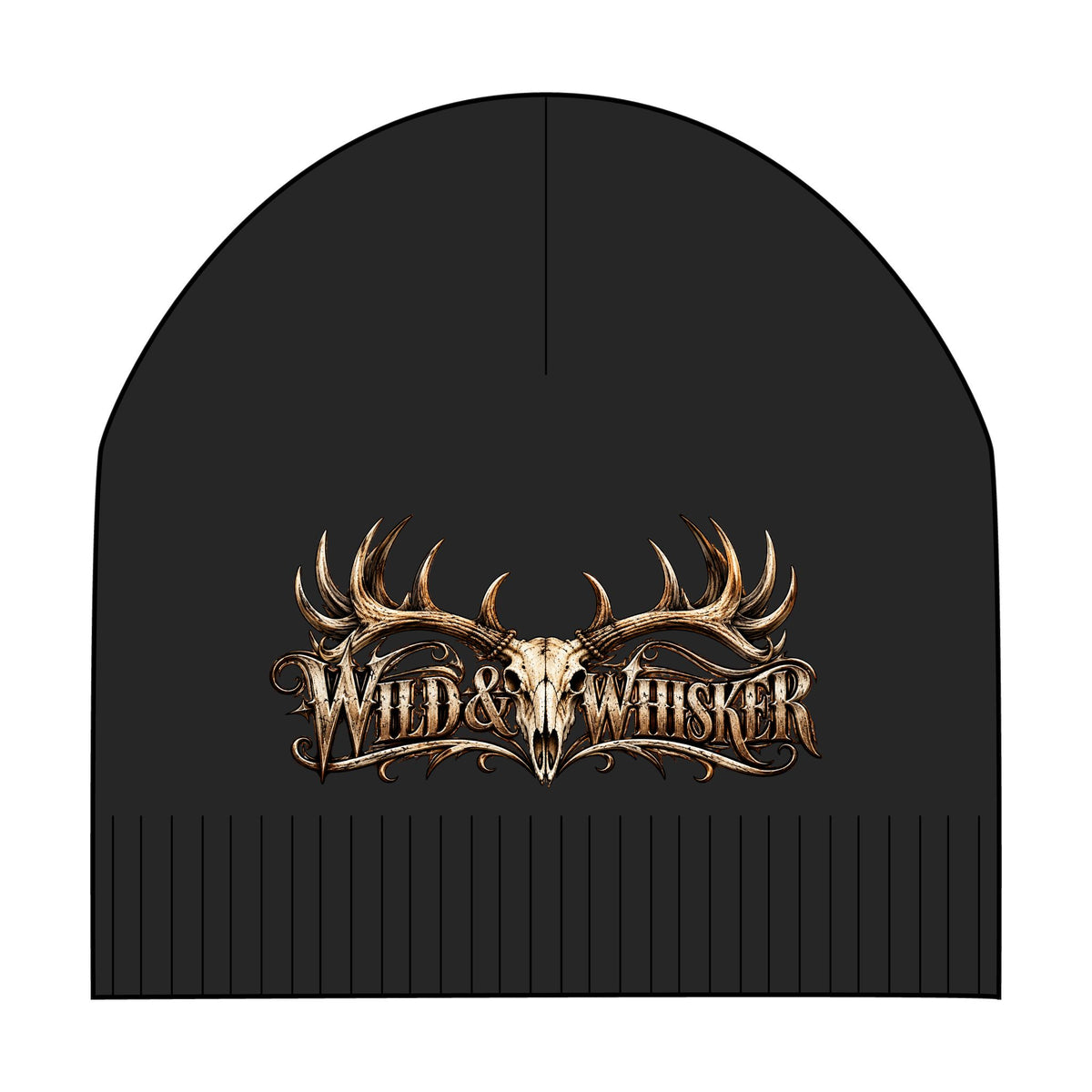 Wild & Whisker Deer Skull  Beanie
