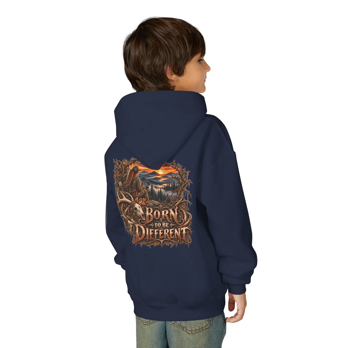 Youth Born Different Wilderness Graphic Hoodie
