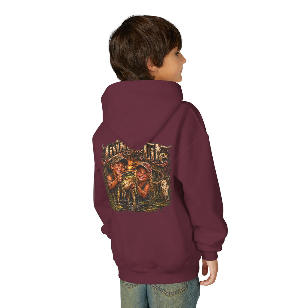 Youth Living the Good Life. Frog Hoodie