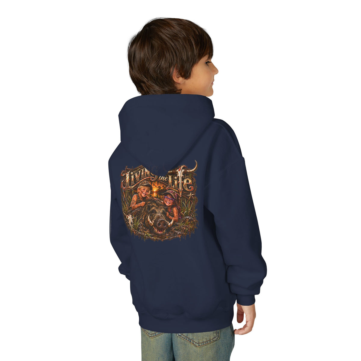 Wild Hog Youth Living the Life Hoodie
