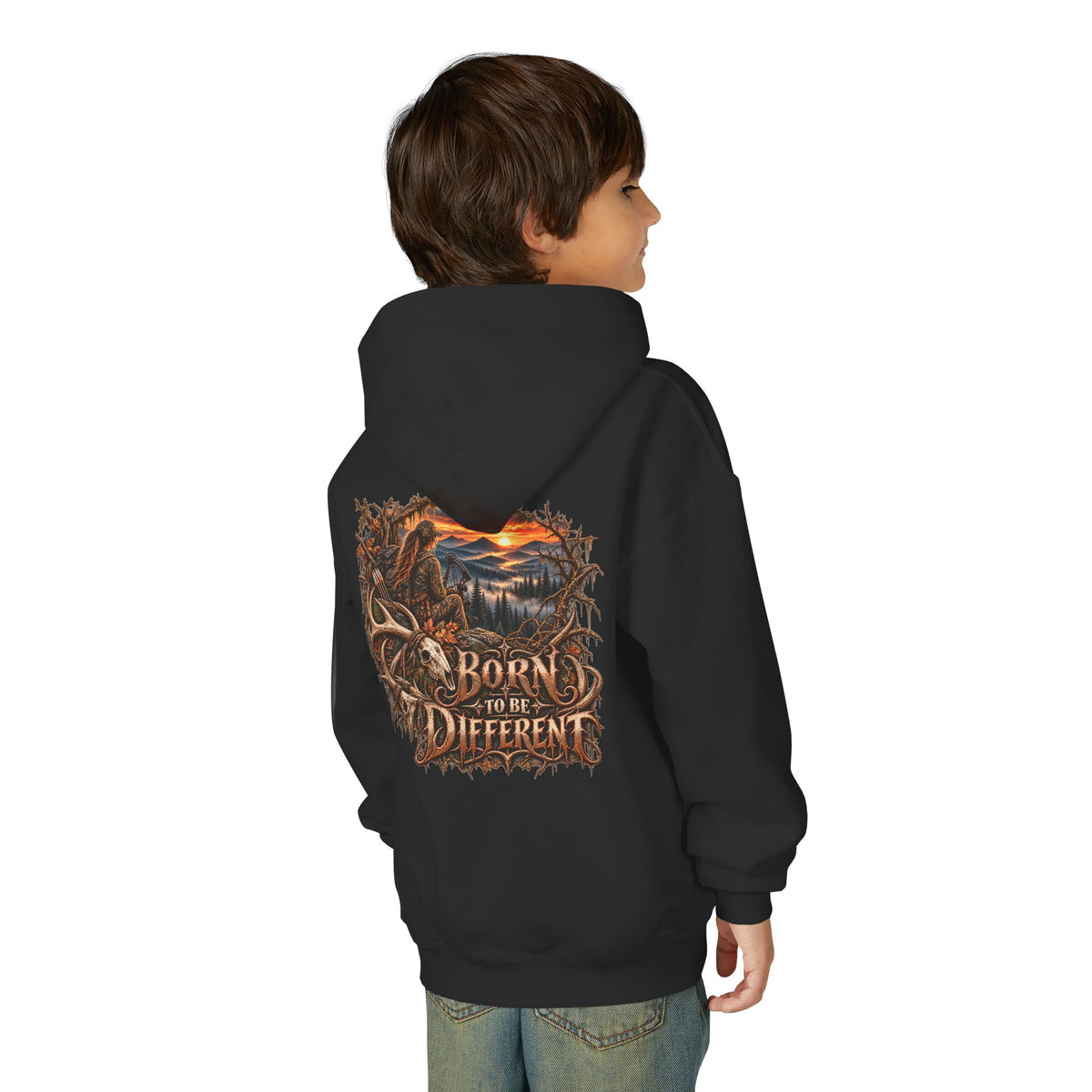 Youth Born Different Wilderness Graphic Hoodie