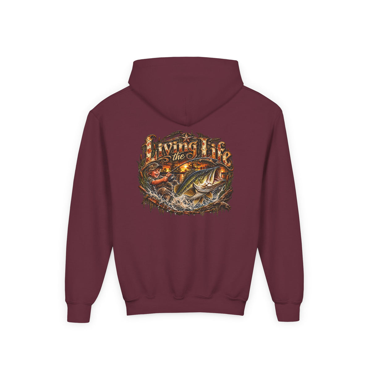 Youth Hunting & Fishing Graphic Hoodie