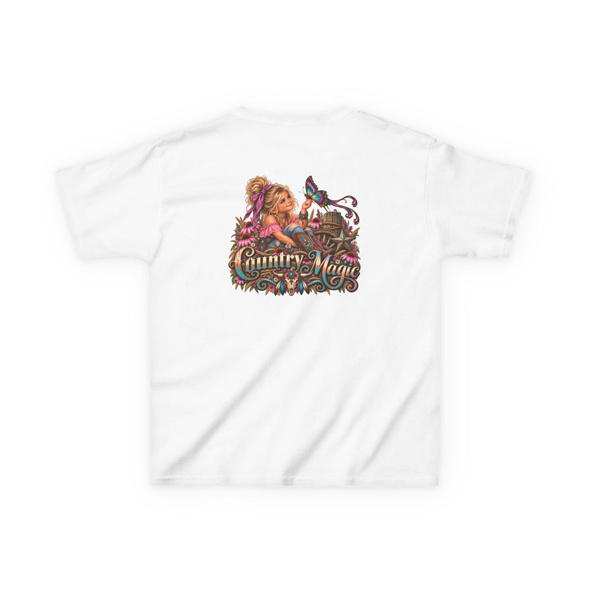Kids Wild Whisker Country Magic Butterfly Tee