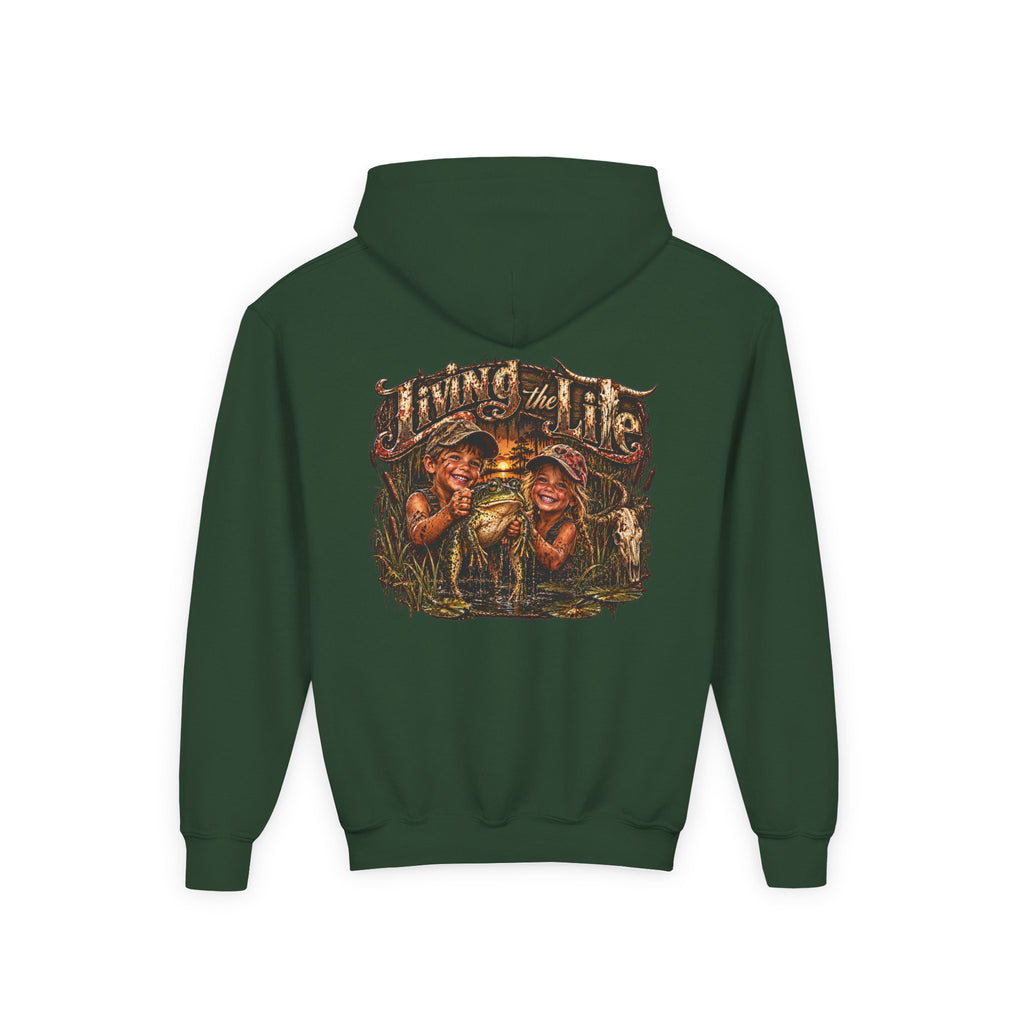 Youth Living the Good Life. Frog Hoodie
