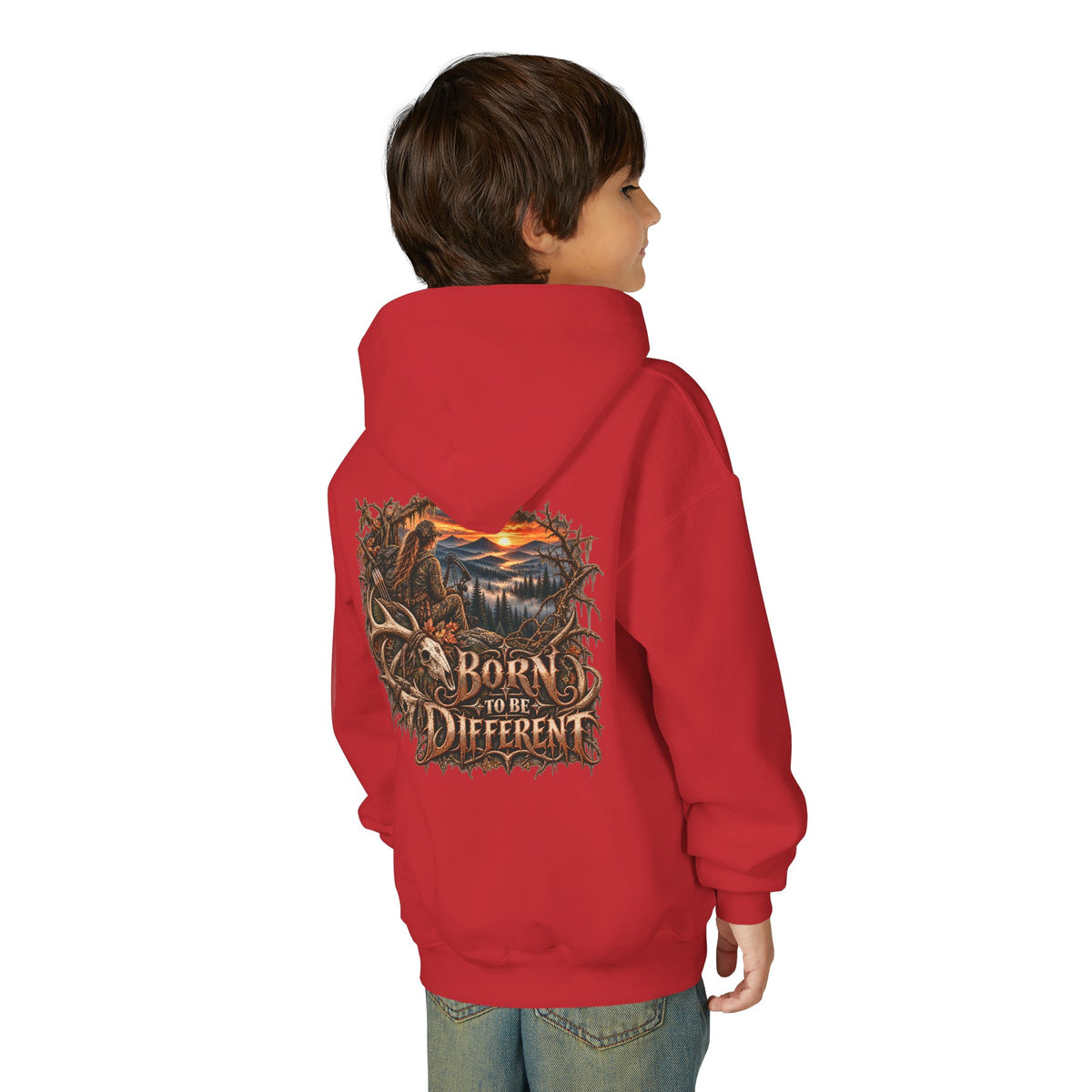 Youth Born Different Wilderness Graphic Hoodie