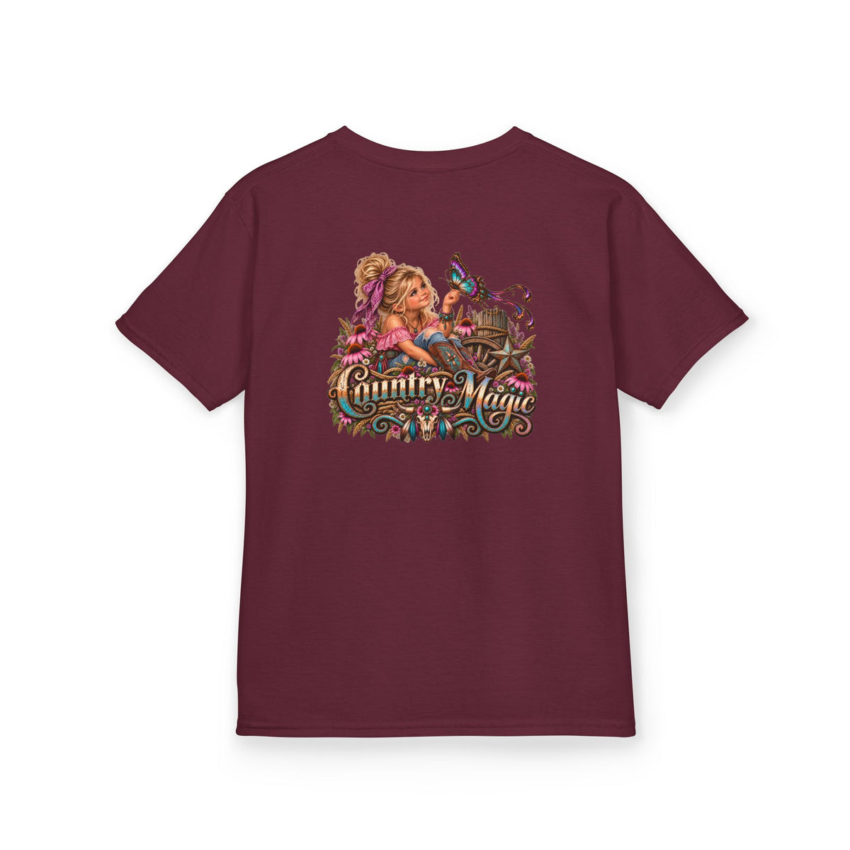 Kids Wild Whisker Country Magic Butterfly Tee