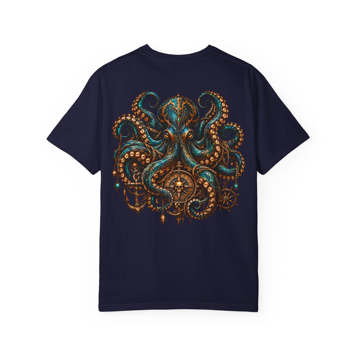 Mystical Octopus and Antler Graphic T-Shirt