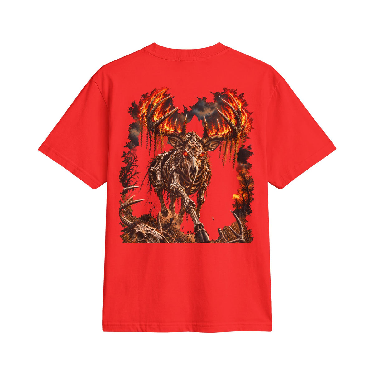 Wild & Whisker  Blazing Deer Warrior  T-Shirt