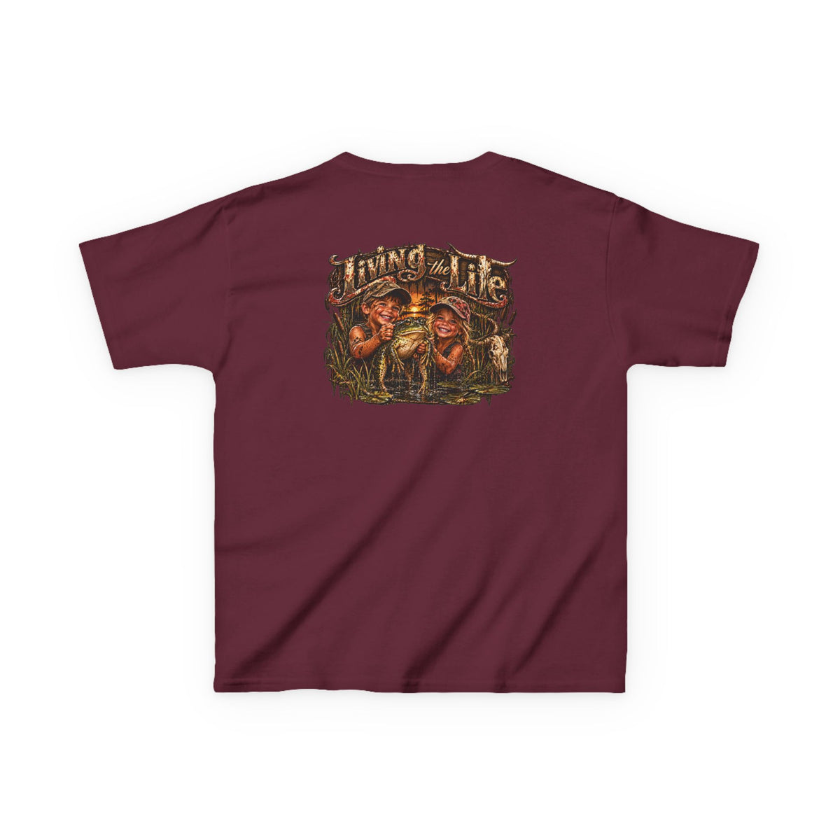 Kids Living the Good Life Frog T Shirt