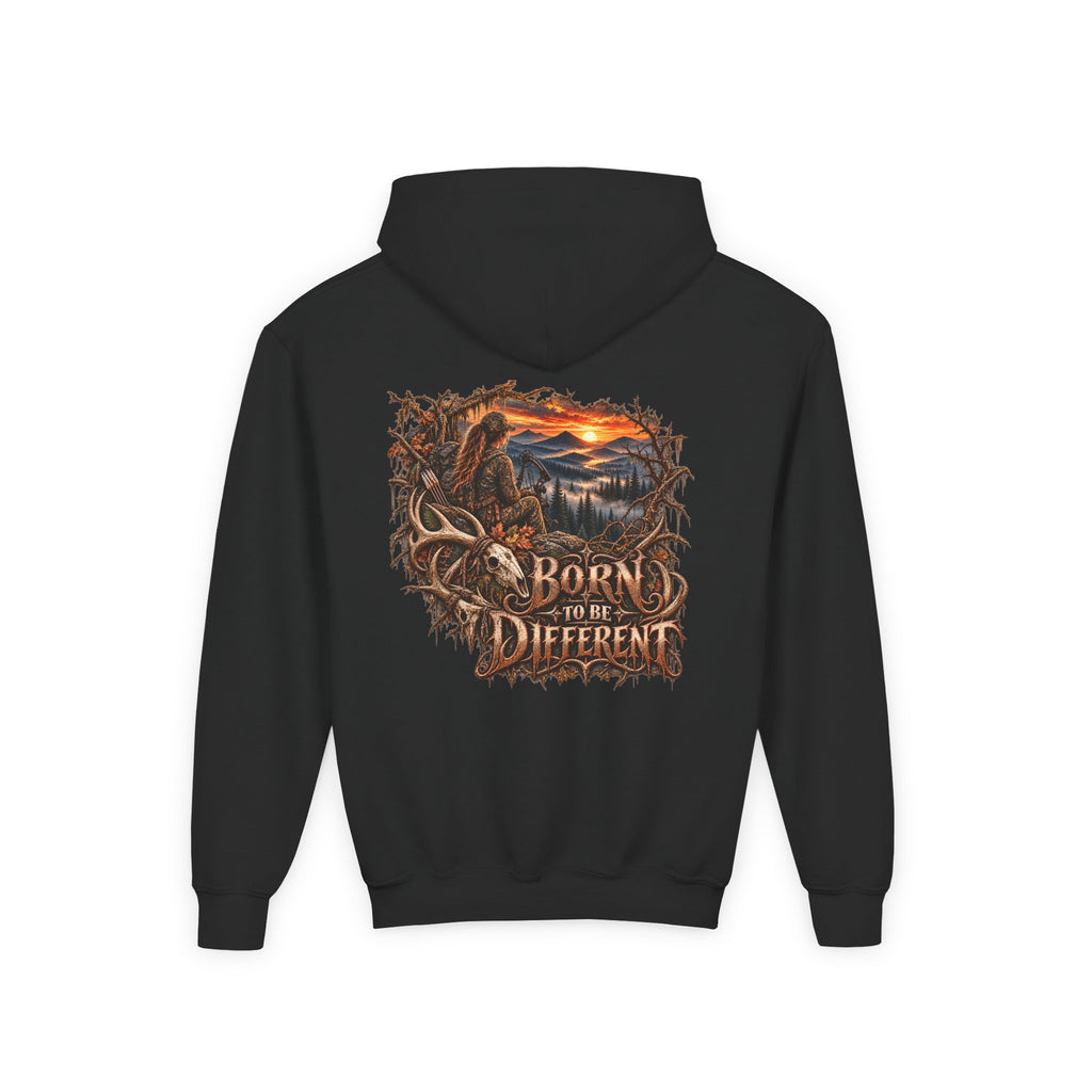 Youth Born Different Wilderness Graphic Hoodie