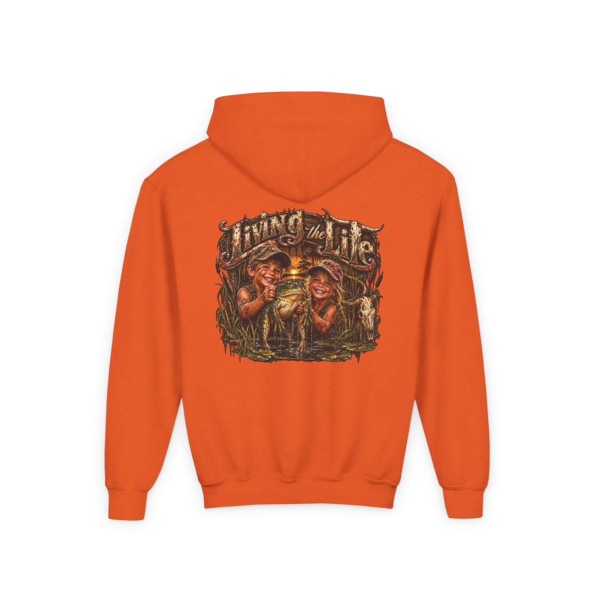 Youth Living the Good Life. Frog Hoodie