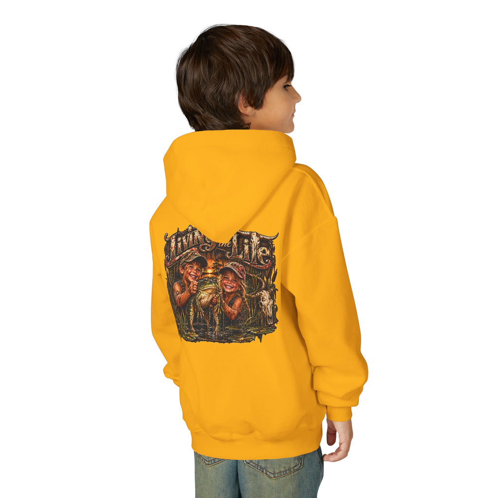 Youth Living the Good Life. Frog Hoodie