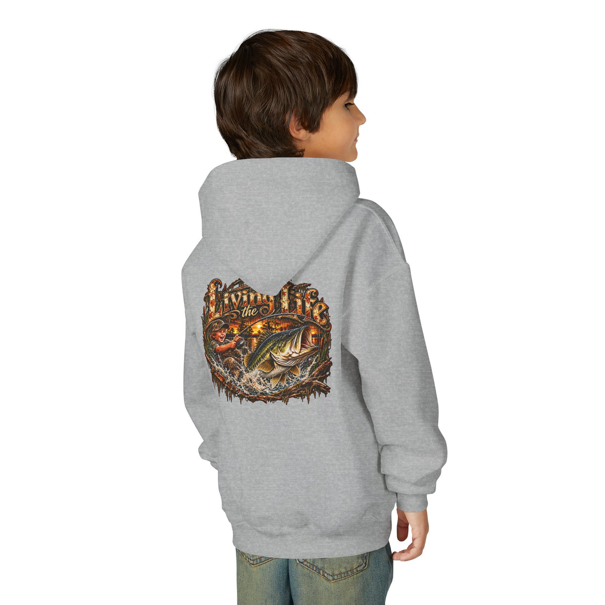 Youth Hunting & Fishing Graphic Hoodie
