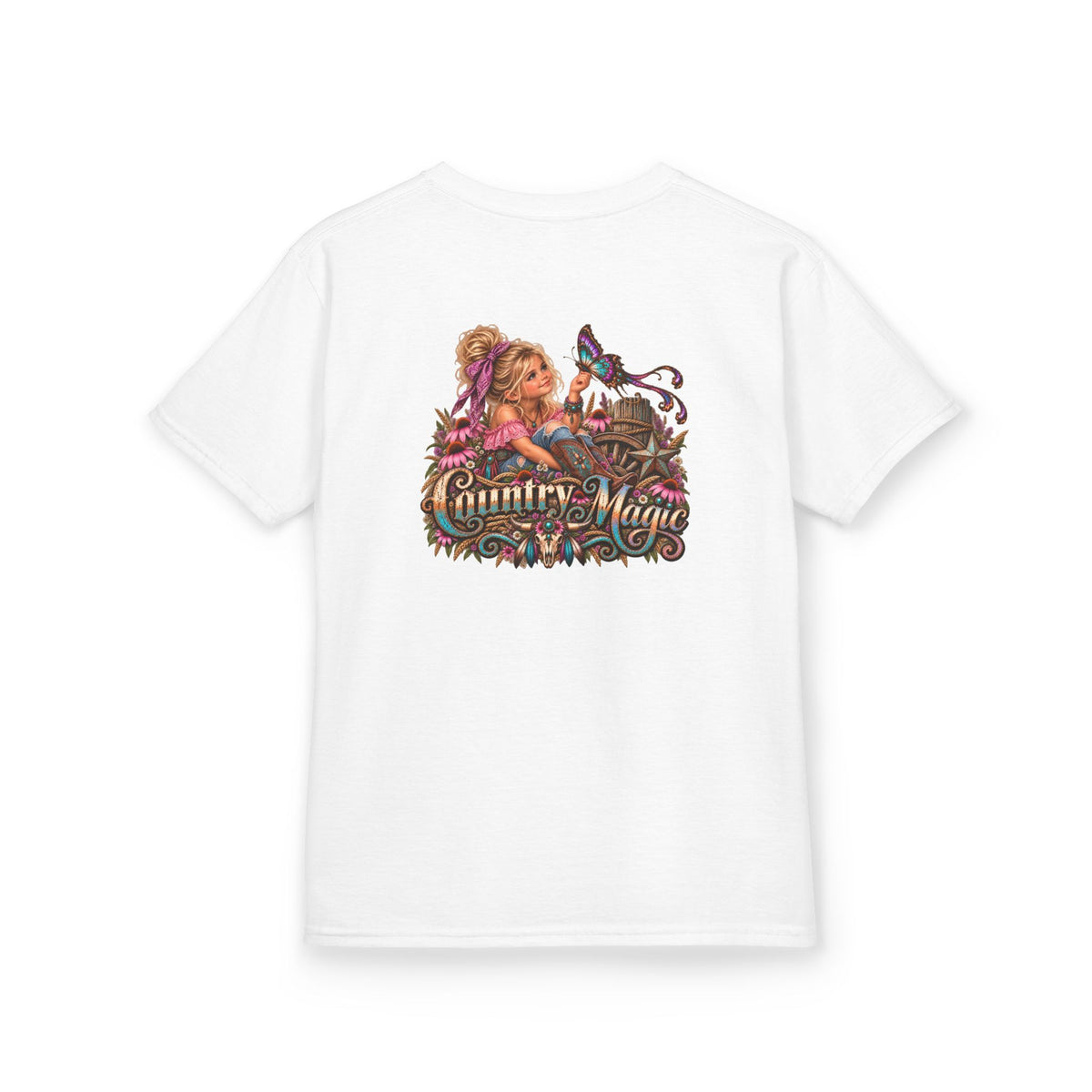 Kids Wild Whisker Country Magic Butterfly Tee