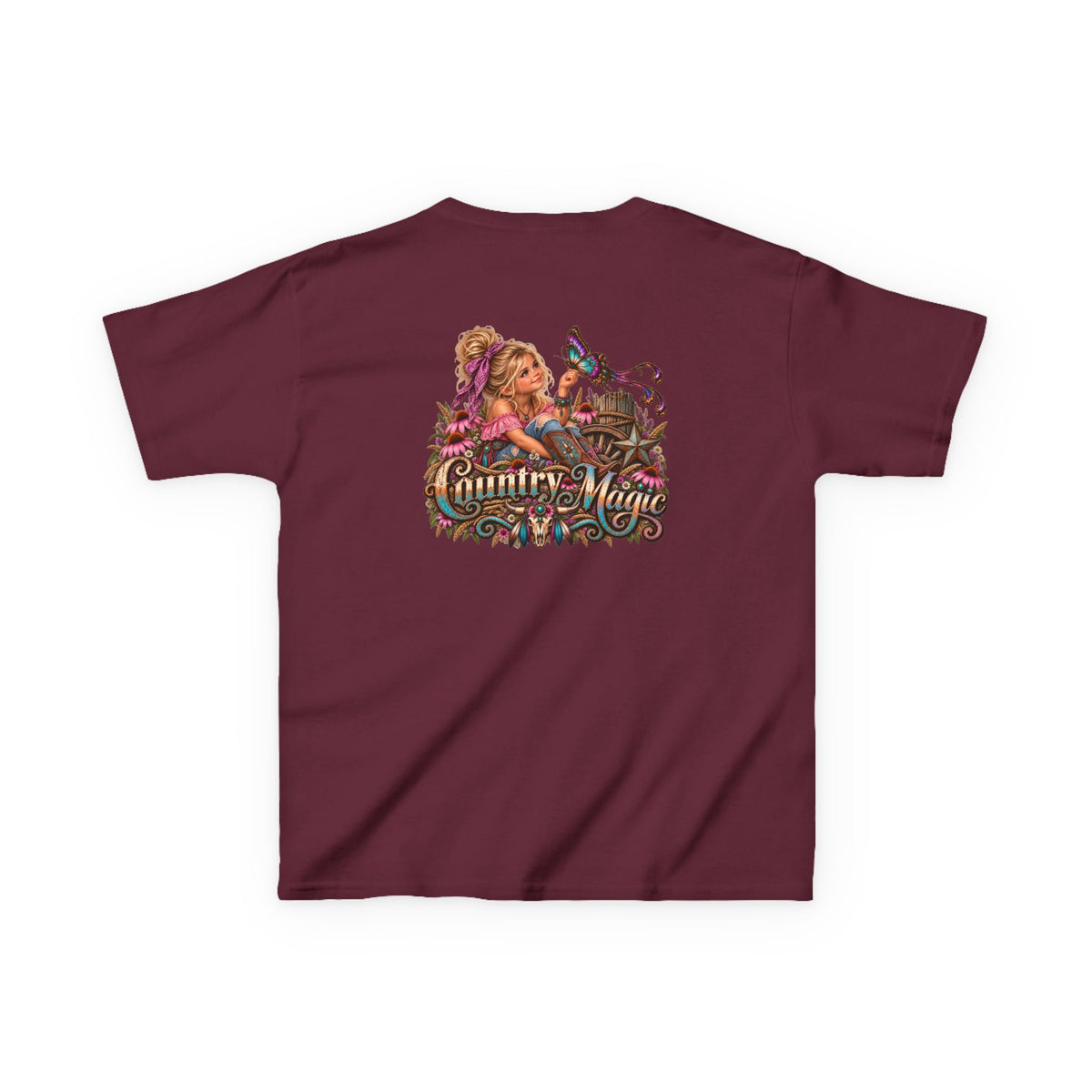 Kids Wild Whisker Country Magic Butterfly Tee