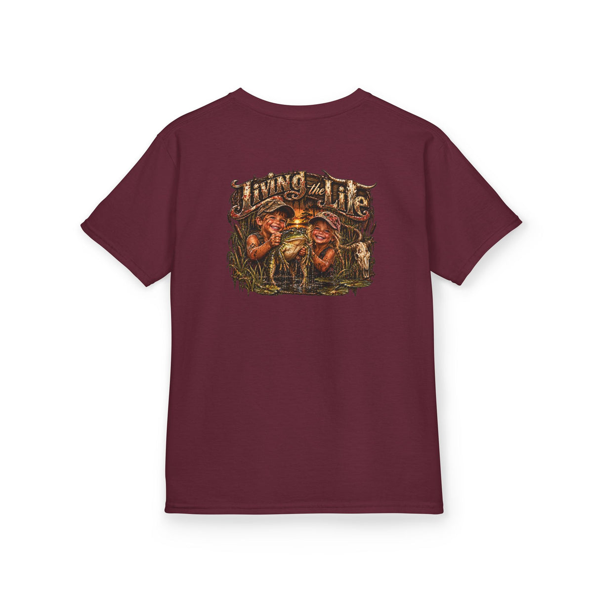 Kids Living the Good Life Frog T Shirt