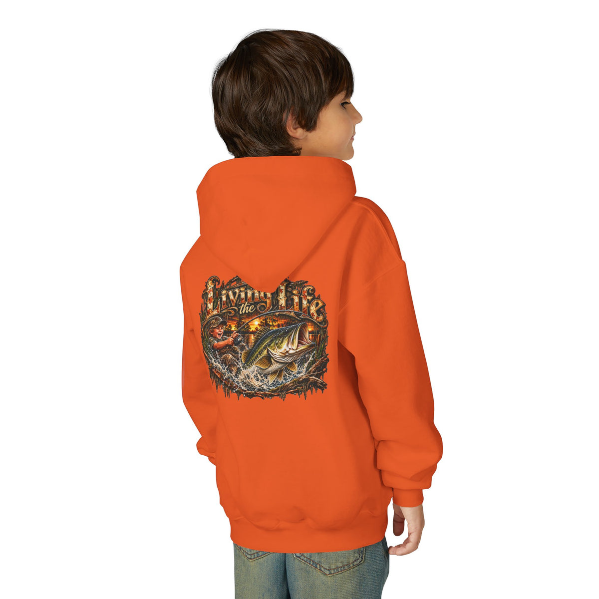 Youth Hunting & Fishing Graphic Hoodie