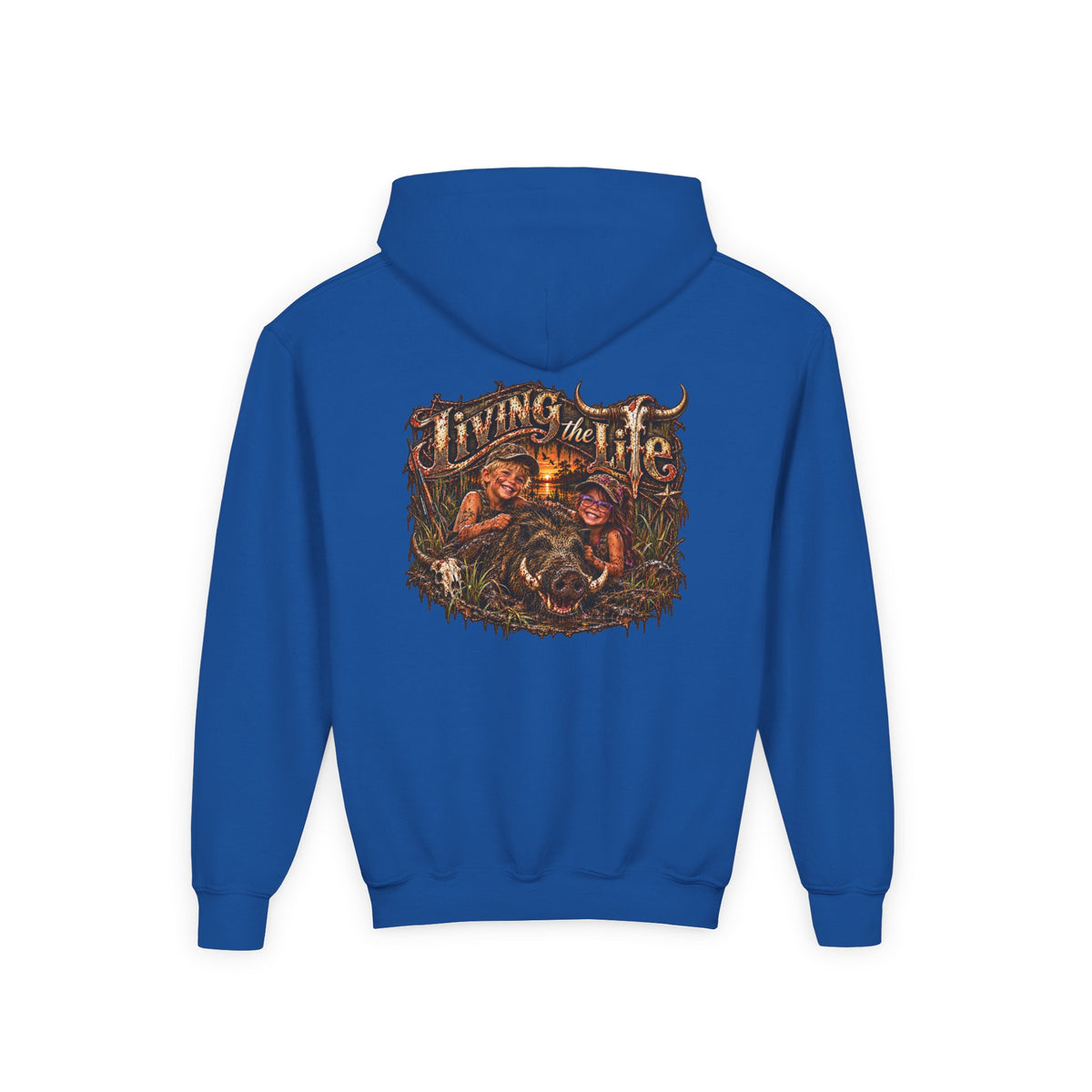 Wild Hog Youth Living the Life Hoodie