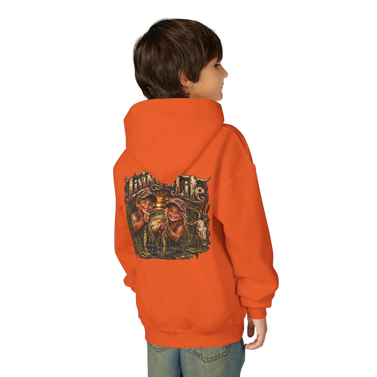 Youth Living the Good Life. Frog Hoodie