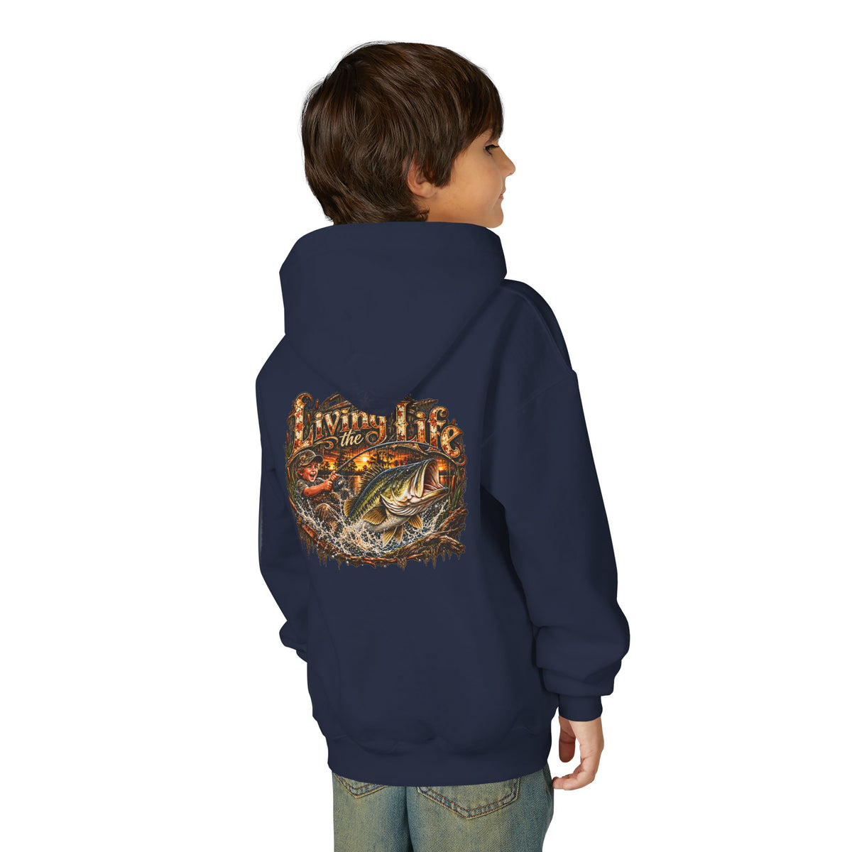 Youth Hunting & Fishing Graphic Hoodie